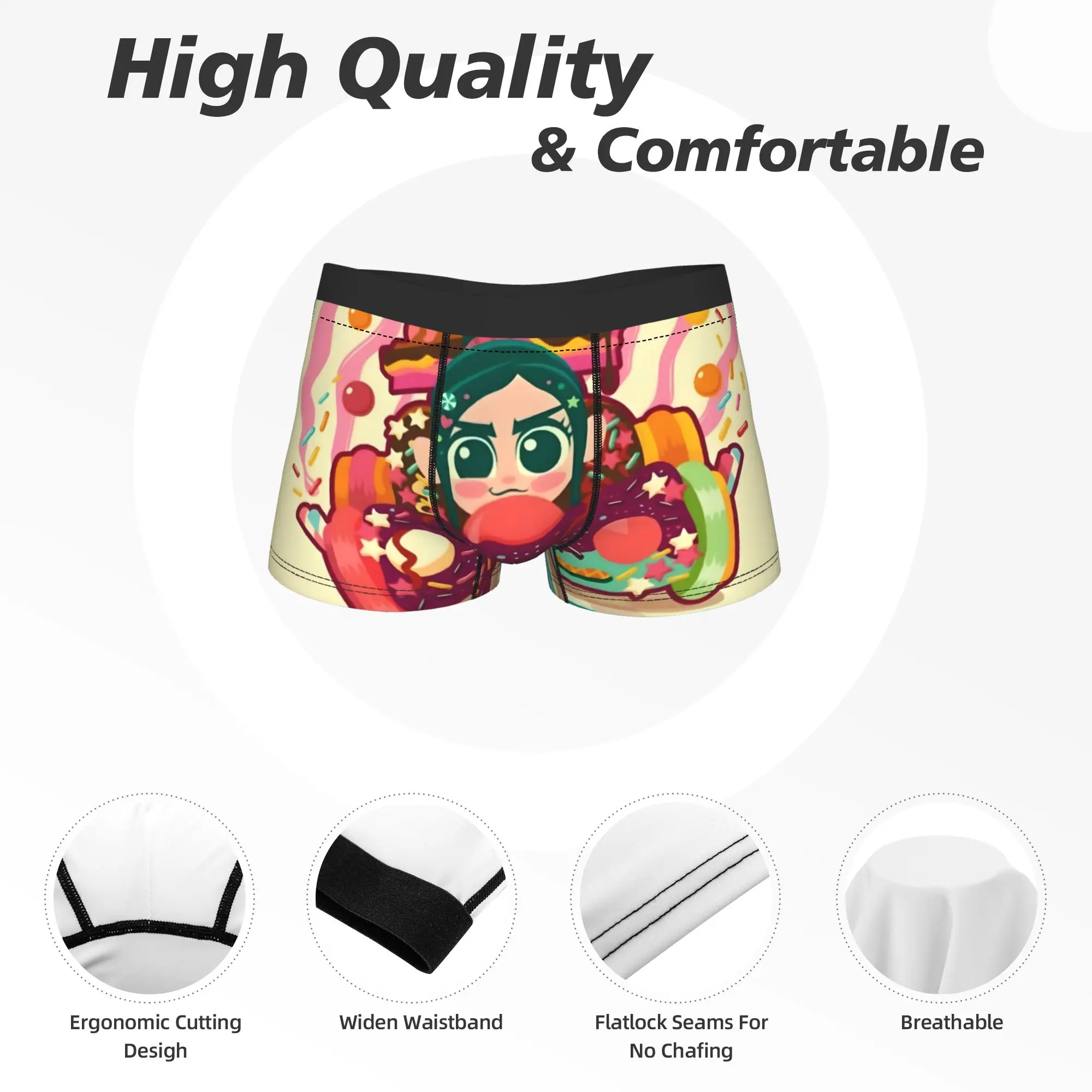 1 шт. Трусы-шорты мужские с принтом «Ральф-разрушитель» (art.: 3920d9a367a3f) - 3920d9a367a3f