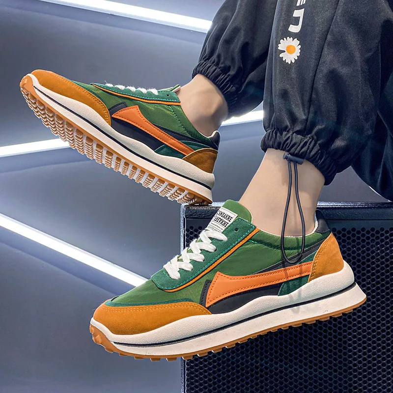 2023 Fashion Men's Running Shoes Outdoor Streetwear Sport Sneakers Men Platform Trainers Comfortable Breathable Gym Mens Shoes