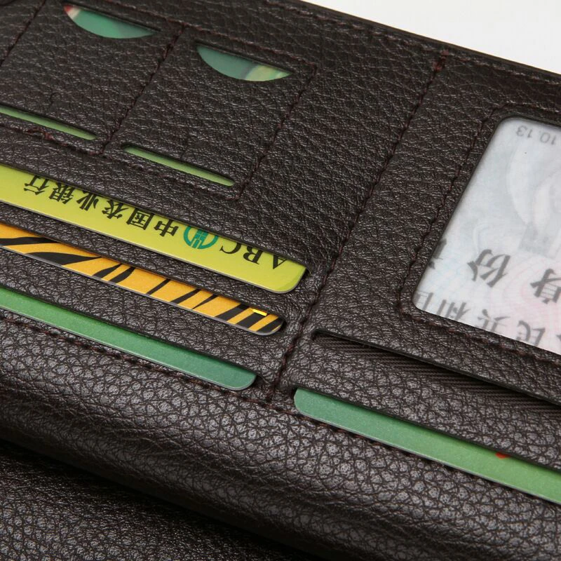 Mini Men's Multi-function Wallet Large Capacity Bag Business Cross-Border Long Style  Multi Card Position Zipper ClutchBag