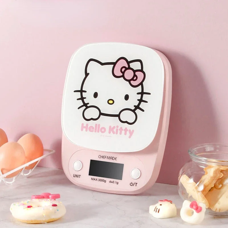 Sanrio Hello Kitty Cinnamoroll милые мультяшные электронные весы кухонные домашние ювелирные