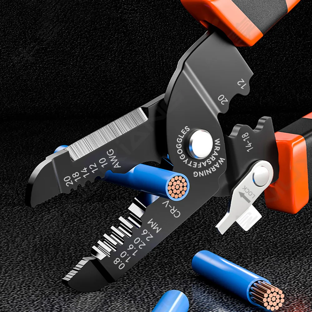 

Плоскогубцы VDE с иглами 7/8/9 дюйма, стальные плоскогубцы, заостренные наклонные пинцеты, многофункциональный резак для проводов, инструмент для зачистки кабеля