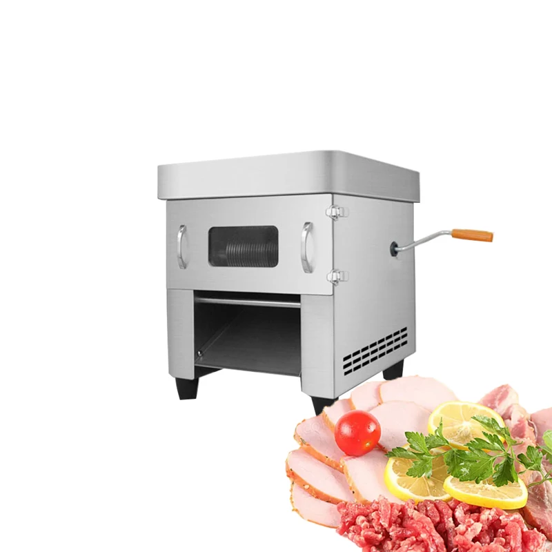 

Commercial Automatic Meat Cutter, Household Electric Slicer, Stainless Steel, Durable