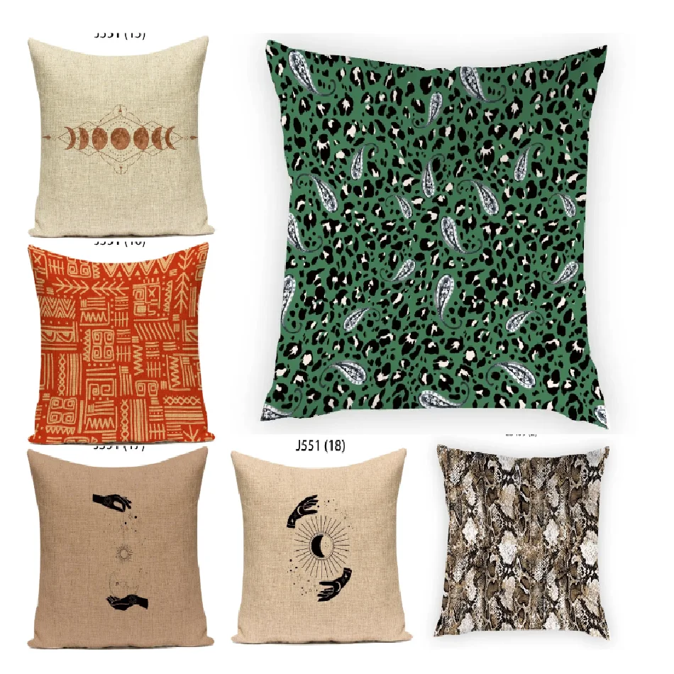 

Simple leopard print Cushions Sofa Office Velvet Cushion Cover Art Modern Nordic Gift Modern Home Decoration 45x45cm 2023 E2473