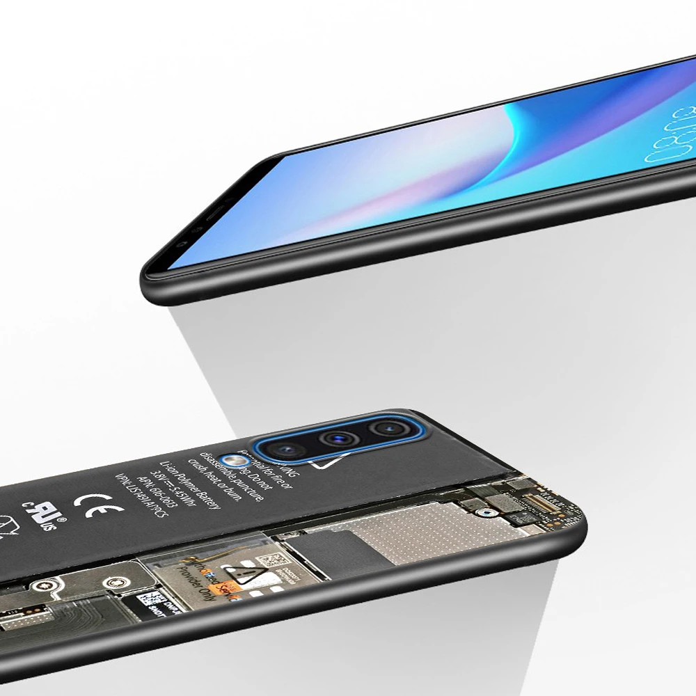 Чехол материнской платы для Samsung Galaxy A50 A10 A70 A30 A20e A40 A20s A10s A10e A90 5G A80 A9 мягкий черный