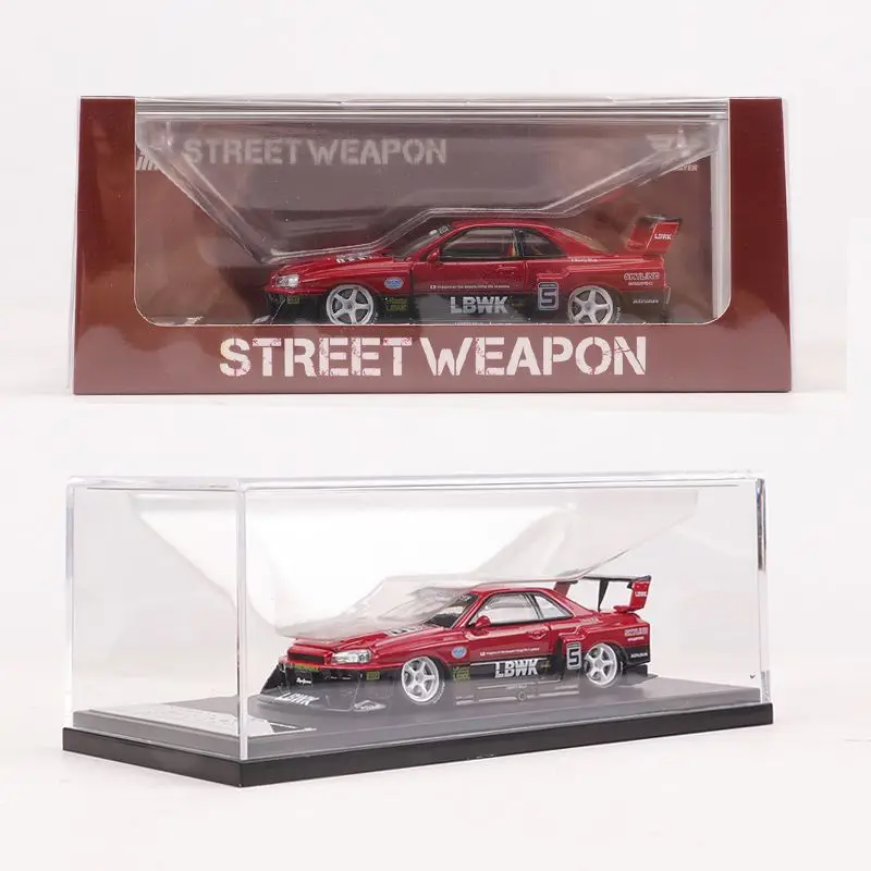 Уличное оружие 1/64 Skyline LBWK ER34 украшение для модели автомобиля из сплава