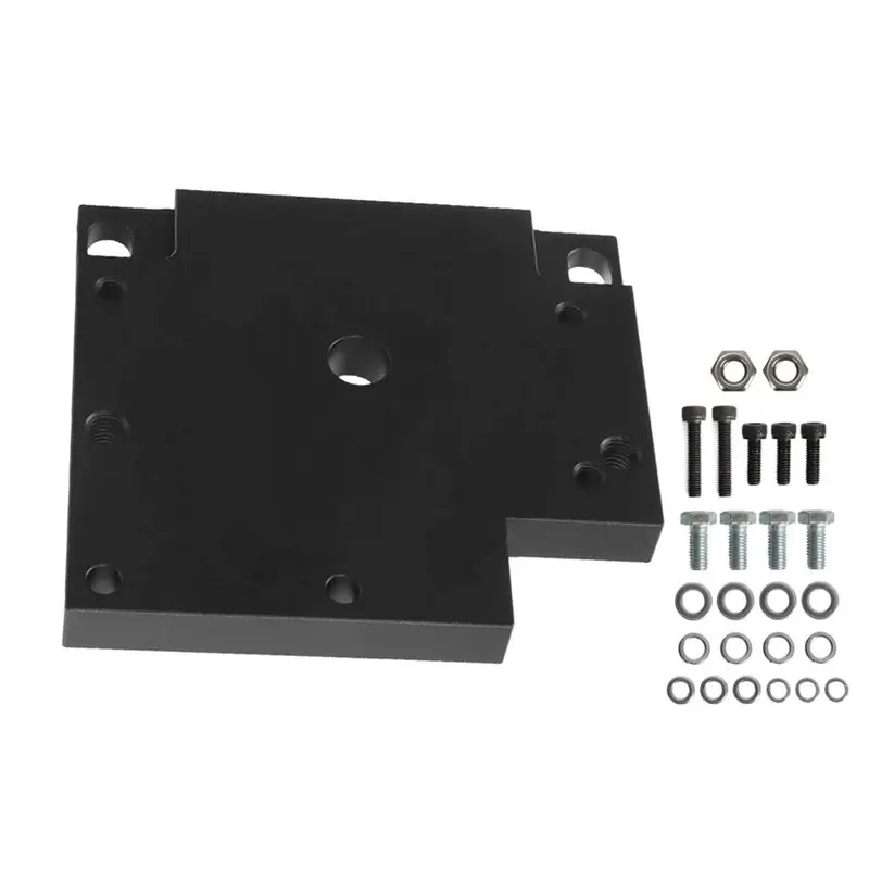 Фото ABLG для Razor MX350 MX450 Pocket Mods, для щеточного двигателя MY1020, 48В 1000Вт, плата адаптера для модернизации, черный комплект кронштейнов для крепления с ЧПУ №1
