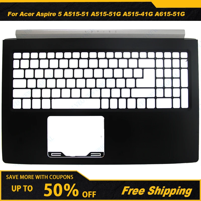 NEW Original For Acer Aspire 5 A515-51 A515-51G A515-41G A615-51G Palmrest COVER Black Color