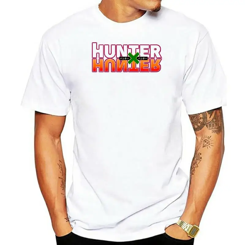 

Мужская футболка с логотипом Hunter X Hunter, бесплатная доставка