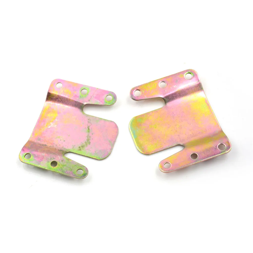 

2Pcs Mountain Shaped Sofa Sectional Furniture Connector Interlocking Style With 12 Screws Metal Iron Sheets