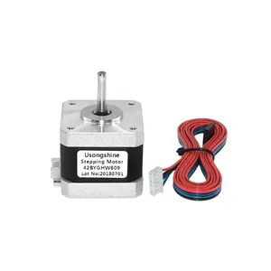 4-lead Nema 42 Stepper Motor 42BYGHW609 With 0.4N.M 1.5A In Holding Torque SS