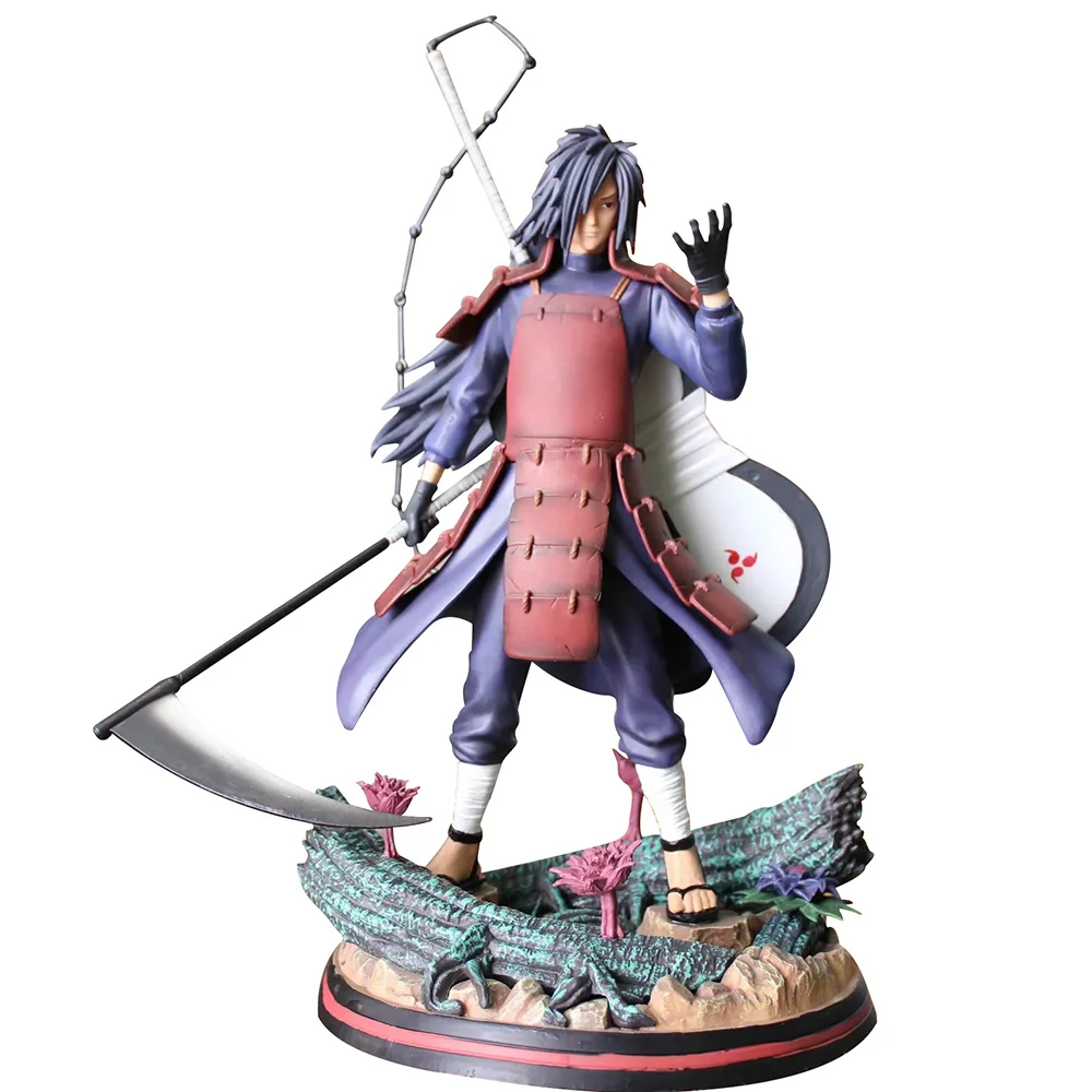 

Naruto Shippuden Anime Figurines Model Impure Reincarnation Kuchiyose EdoTensei Madara Uchiha Sharingan GK Figure 32cm Toy Figma