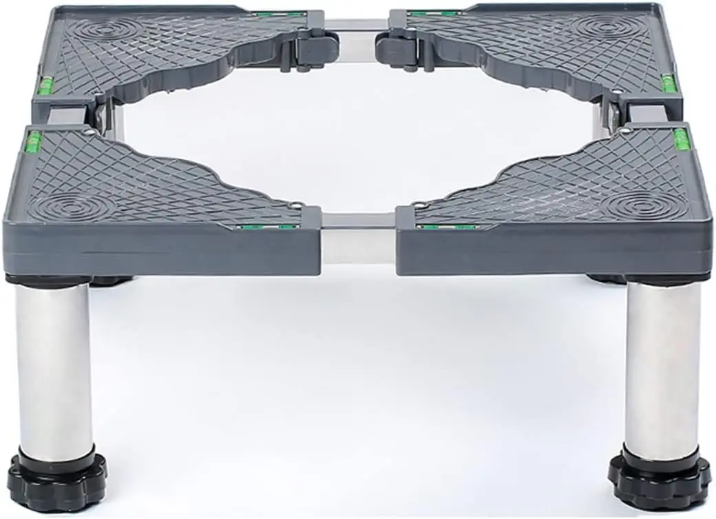 

Machine Base Stand, with 4 Heavy Duty Adjustable Feet Hight 15cm, Multi-Functional Base Holder for Dryer Refrigerator Furniture