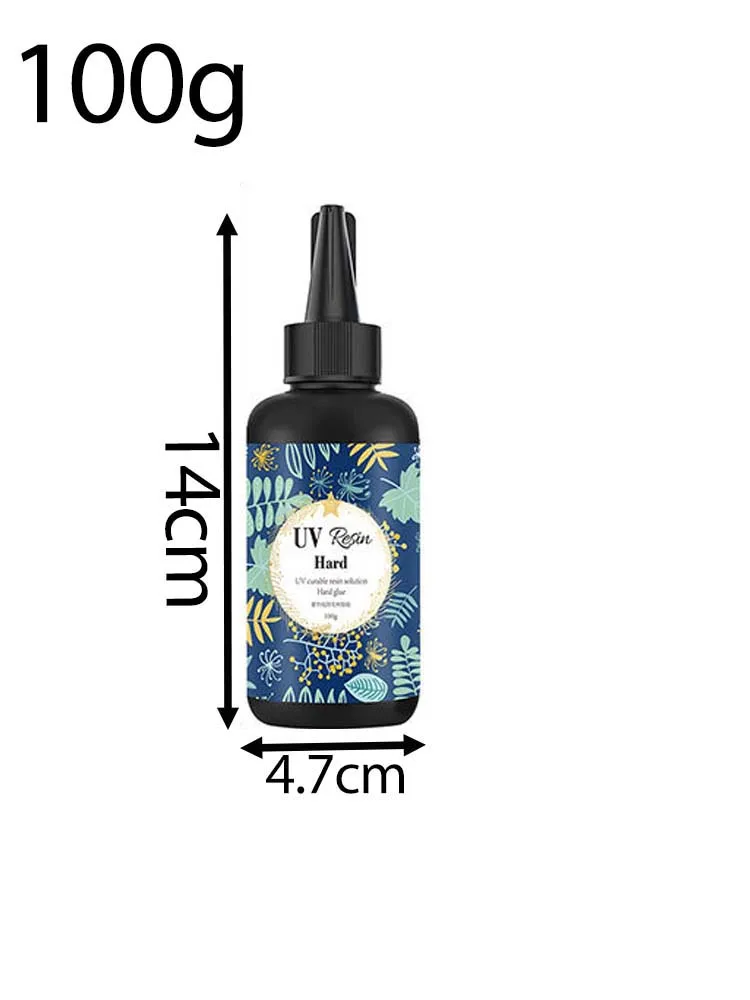 

Быстросохнущий прозрачный клей-смола UV 100/200/500 г для рукоделия