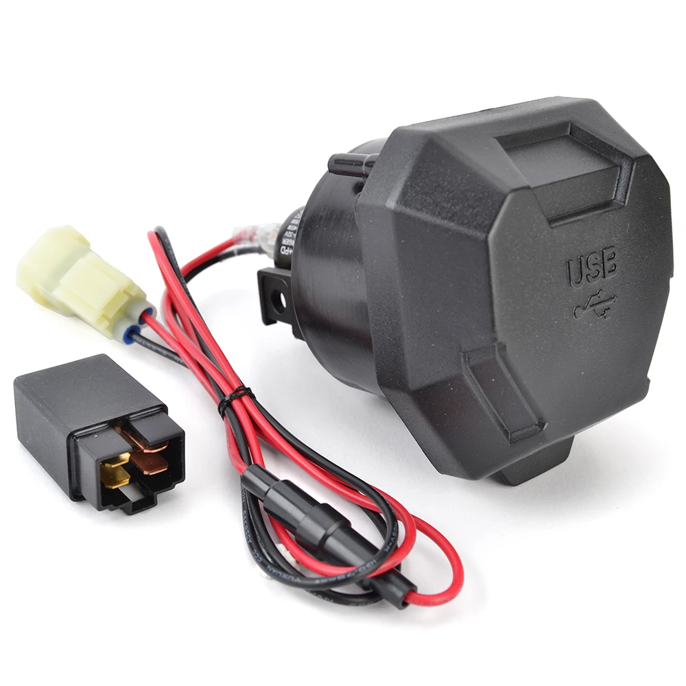 

Зарядное устройство Versys 650, мотоциклетная камера, мобильный телефон, быстрое зарядное устройство USB TYPE-C с реле для Kawasaki Versys 650 2022 2023 2024 2025