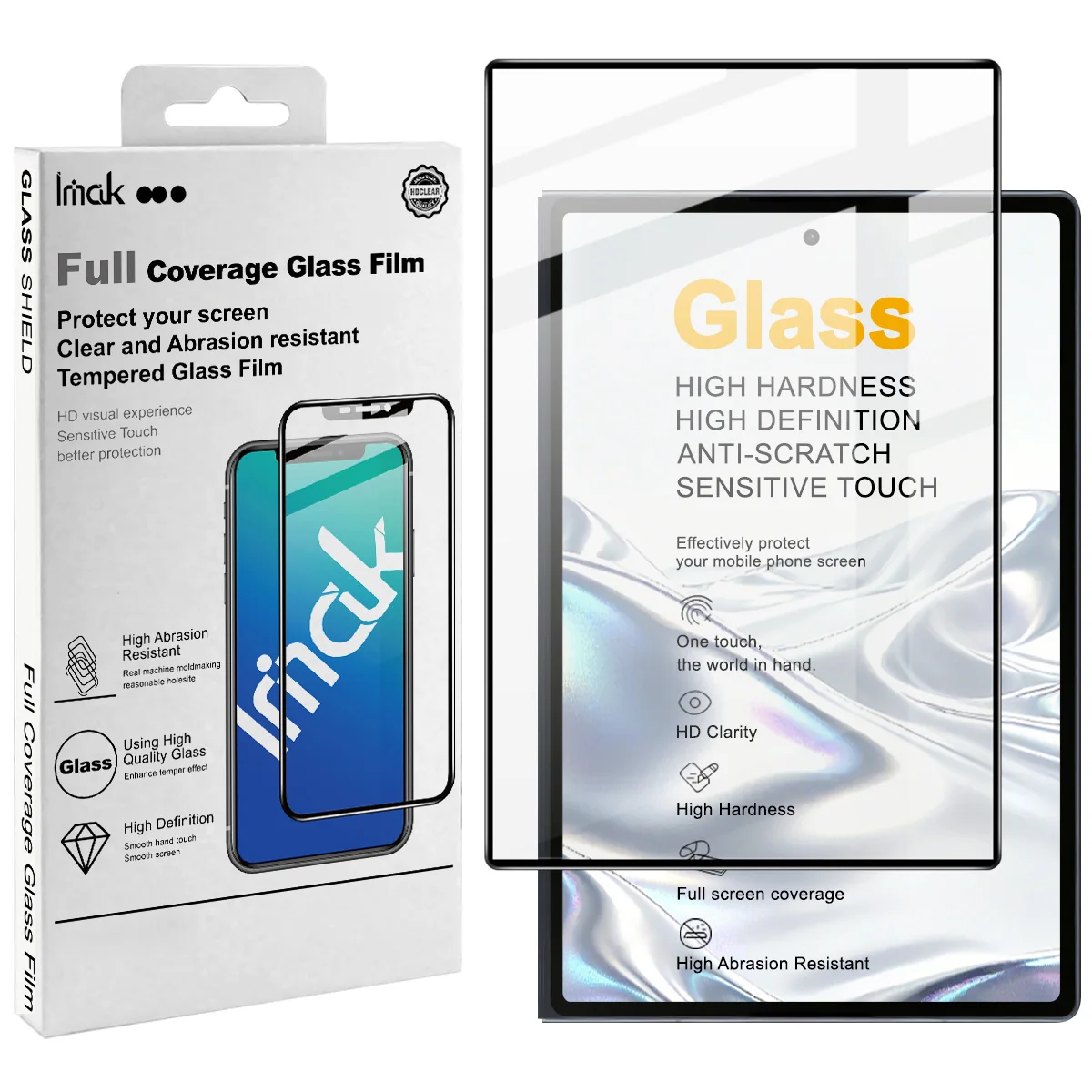 Фото Защитная пленка из закаленного стекла для Samsung Galaxy Z Fold 8 5G IMAK Pro+ с поддержкой отпечатков пальцев №1