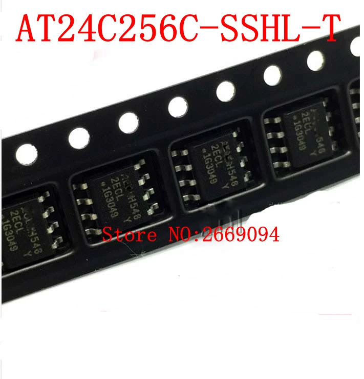 50 шт AT24C256C-SSHL-T SOP-8 AT24C256C 24C256 IC EEPROM 256 кбит 1 МГц 8soic