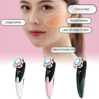 face massager skin rejuvenation radio mesotherapy led facial lifting beauty vibration wrinkle removal anti aging radio frequency