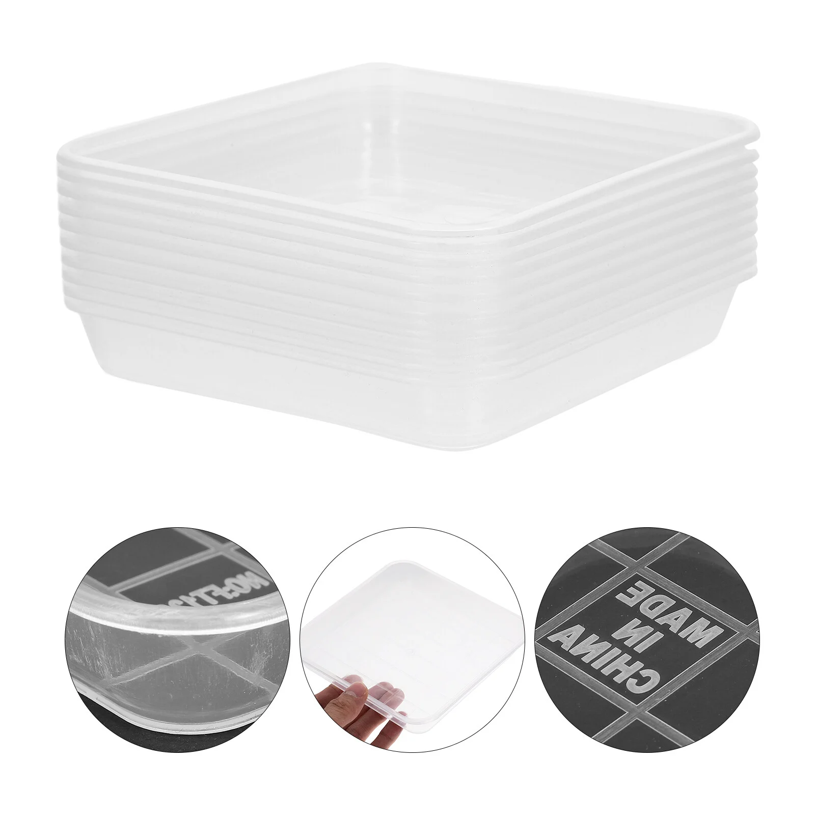 

10pcs Household Pot Saucers Garden Plants Water Trays Drainage Saucers