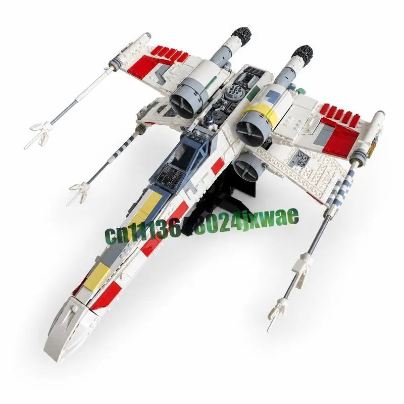 Фото Набор для сборки модели космического корабля X-Wing Fighter (2220 деталей), научно-фантастический конструктор, креативная игрушка для сборки, коллекционная модель, головоломка, популярный подарок №1