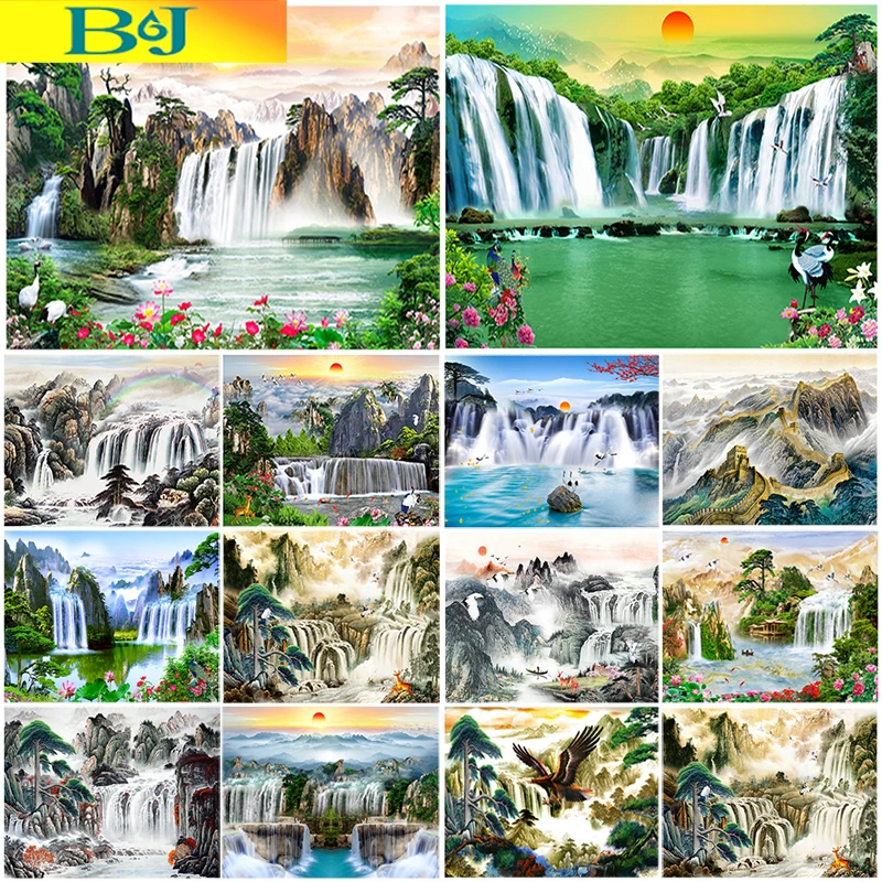 

Набор для алмазной вышивки 5D «Водопад»