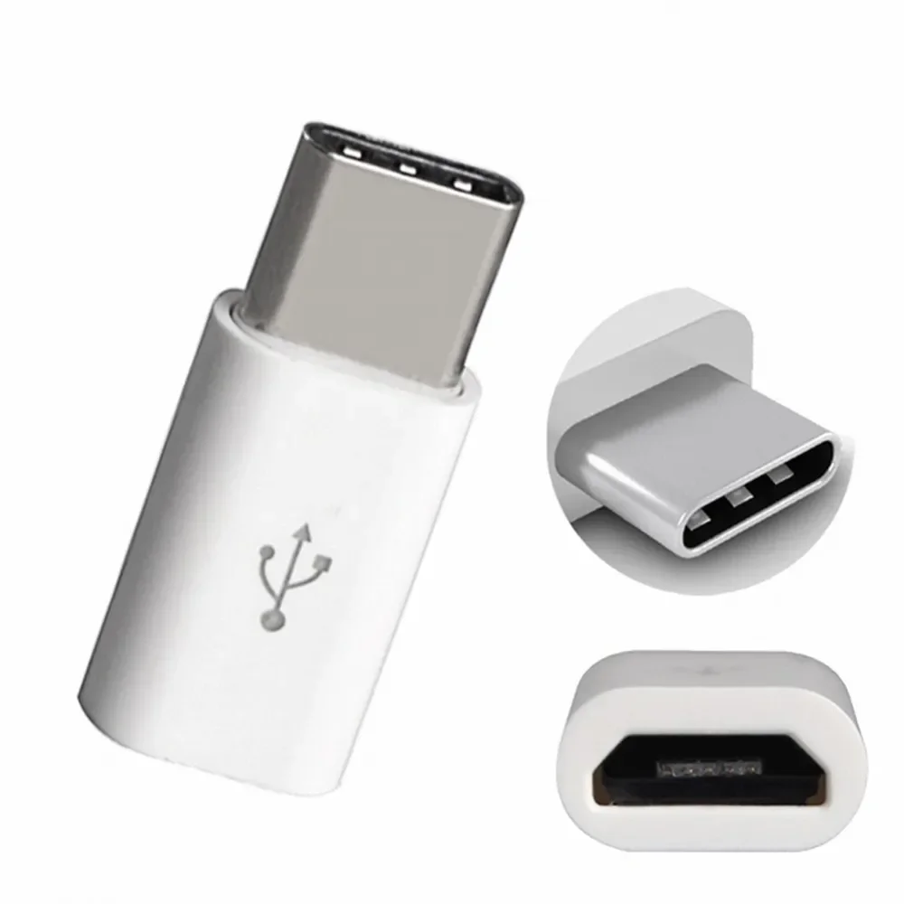 

6 шт./лот USB 3.1 Type C папа к 2,0 Micro USB 5 Pin мама адаптер преобразователь данных #242237