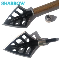 6pcs archery arrowhead stainless steel 125gr broadhead arrow target points shooting tips hunting arrow heads archery accessory