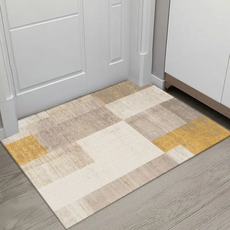 

Modern Geometric Printed Entrance door mat Anti slip Home Deco Floor mat in the bathroom Living room rug Kitchen carpets Toilet