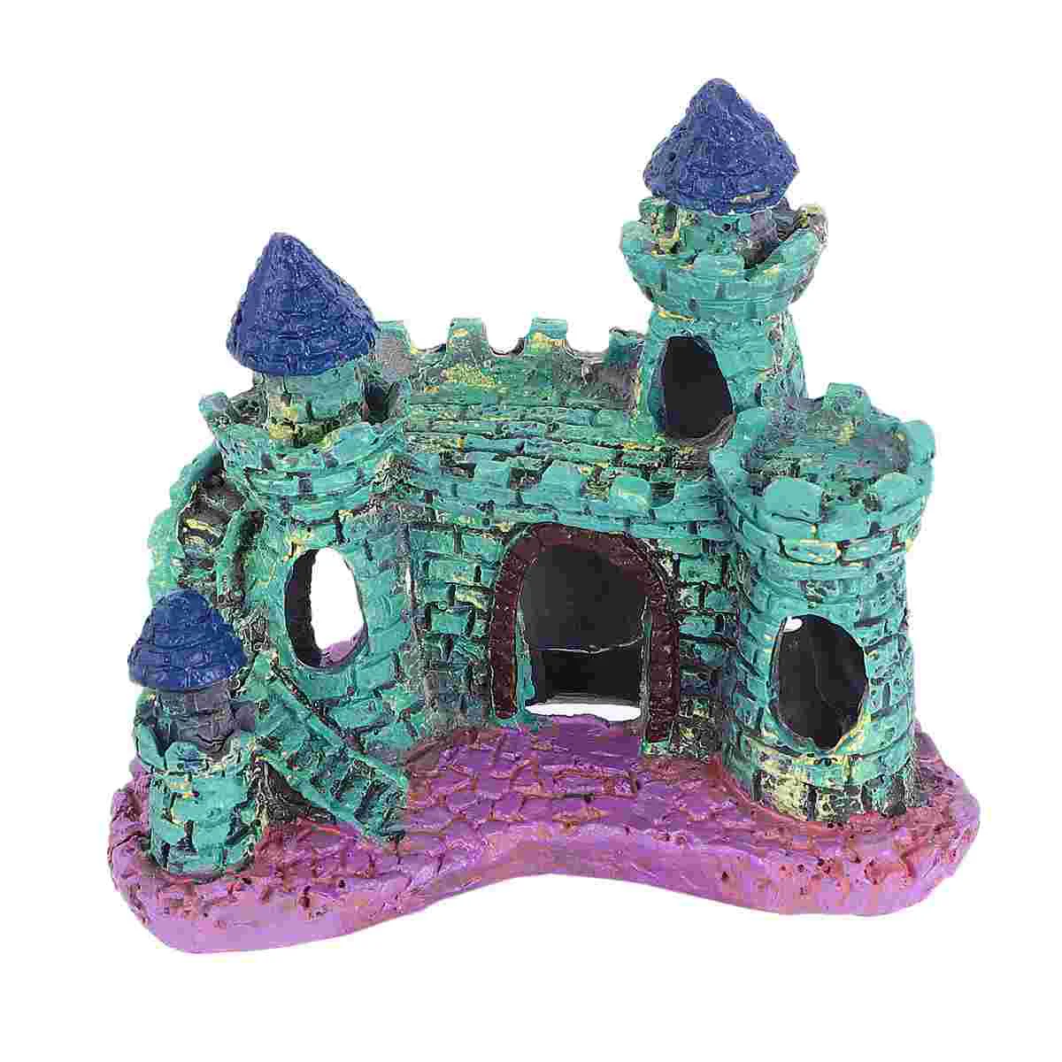 

Safe Decorative Aquarium Decoration Castle Crafts Resin Crafts for Home