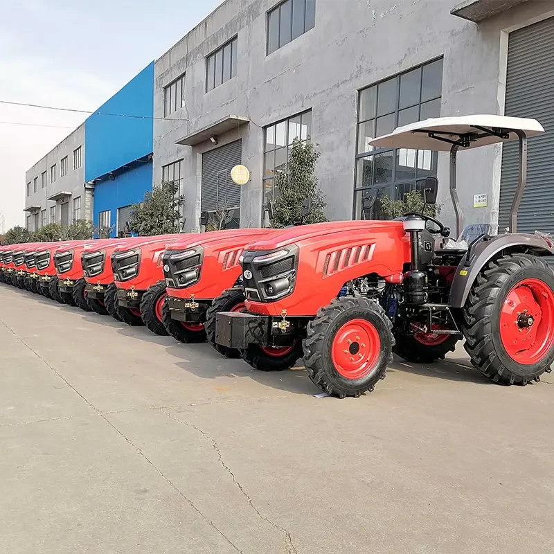 China Famous Brand LEITE 50hp 4WD Mini Farming Tractor  Manufacturer Direct Sales Small Agriculture Machinery Tractor