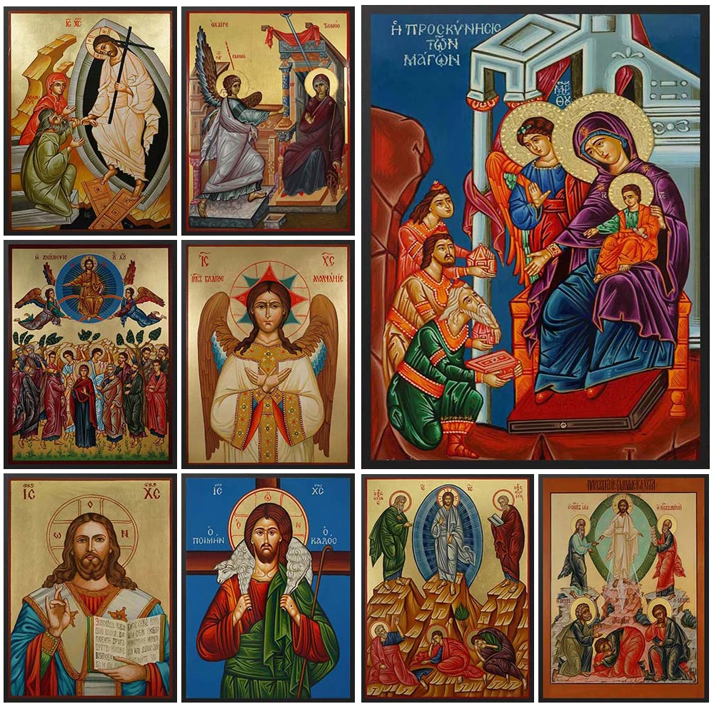 Картина на стену благородная пастушья постер для церкви православный Христос