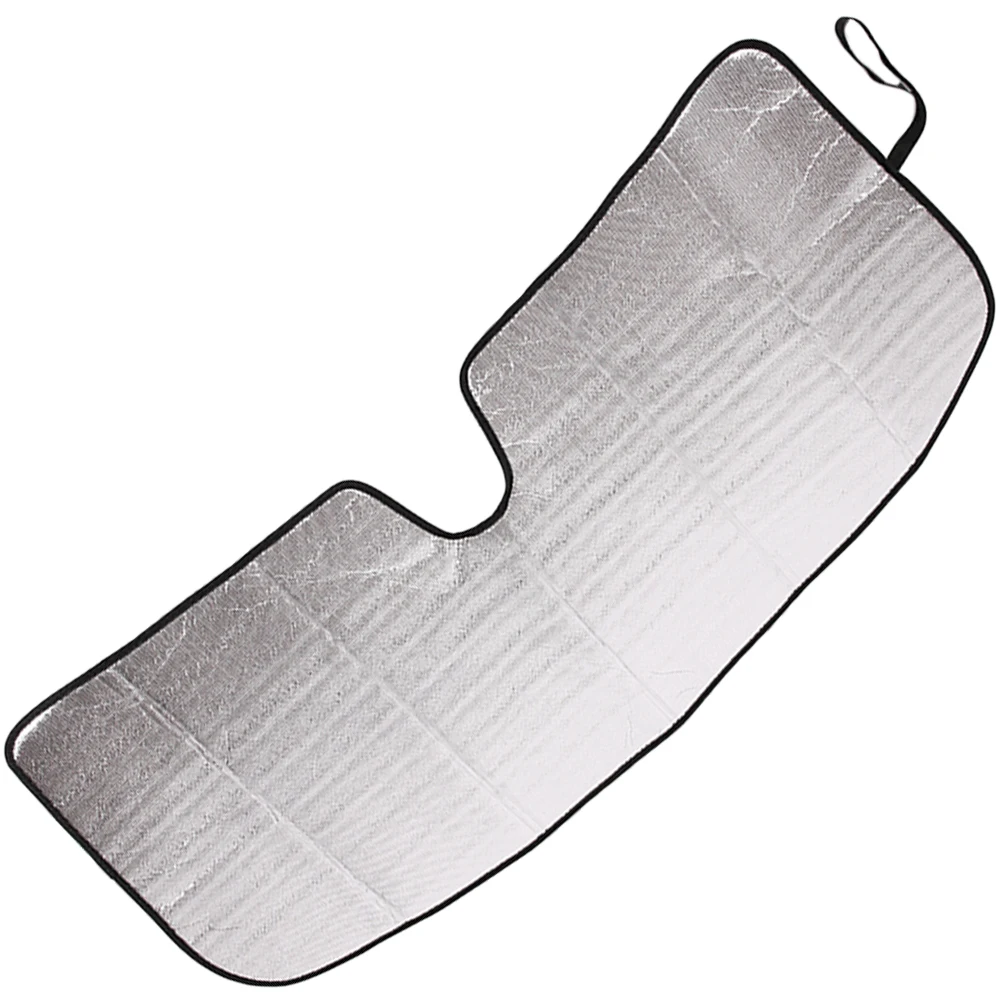 Серебристый передний солнцезащитный козырек для лобового стекла защита от