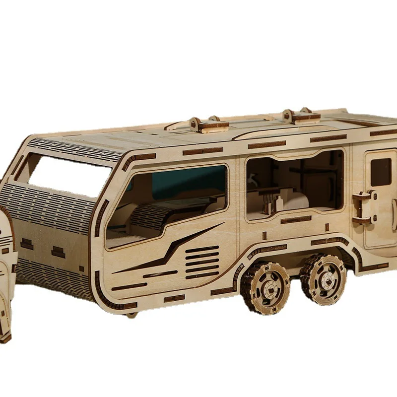 Трехмерный 3D пазл-головоломка сборные игрушки DIY креативный трейлер RV пазл