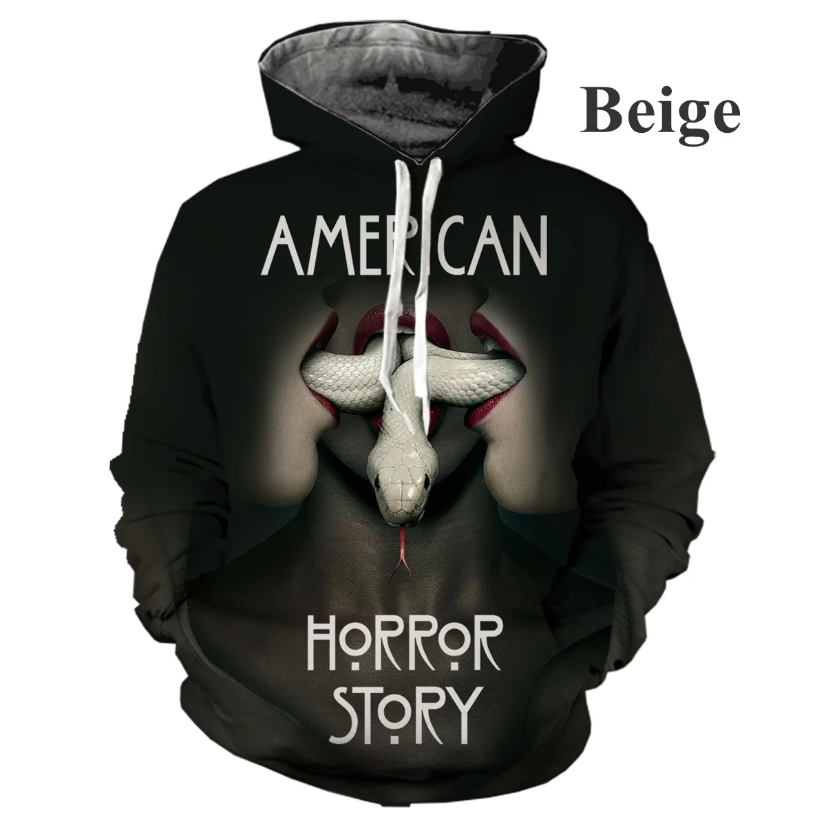 

Horror! 2022 Newest American Horror Storys Theme Printed 3d Hoodie Terror Print Unisex Tops Casual Pullover
