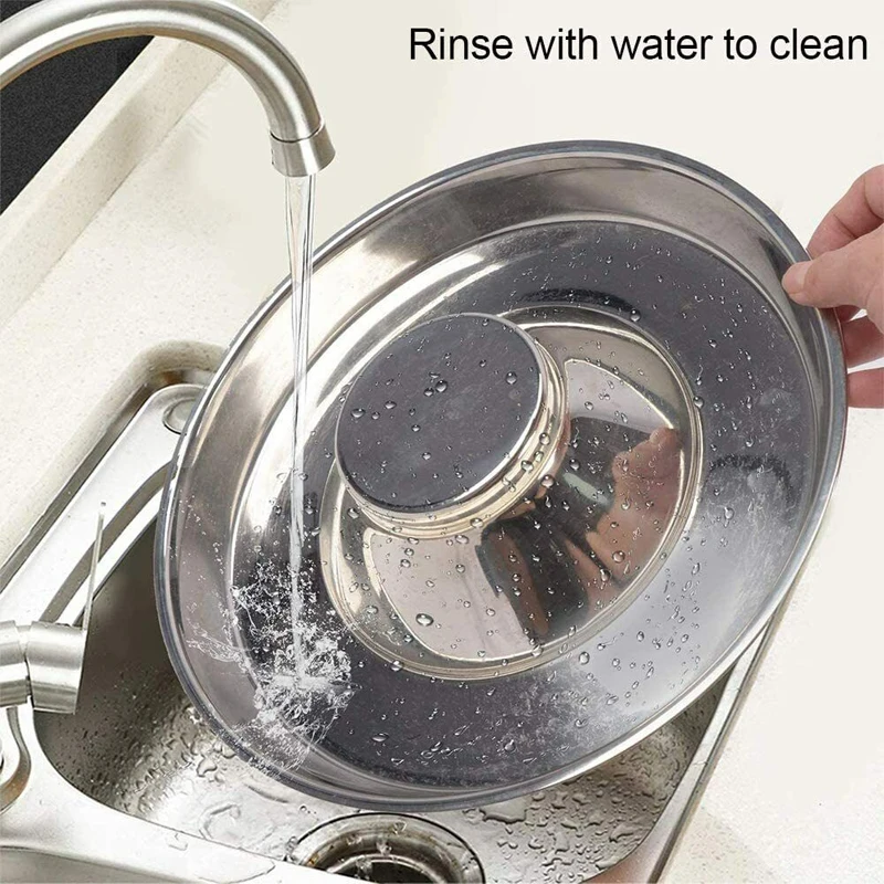 Новая миска для собак из нержавеющей стали домашних животных утолщенная