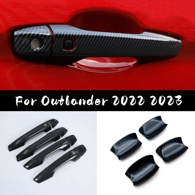 

Car Styling For Mitsubishi Outlander 2021 2022 Accessories ABS Chrome Car Door Handle Bowl Side Door Bowl Cover Trim Protectors