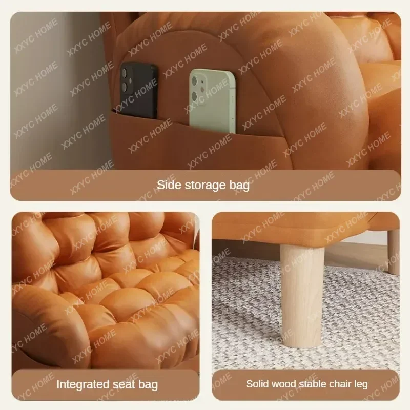 Диван с откидной спинкой для спальни двухместный диван маленькое кресло отдыха