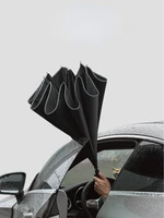 portable reverse umbrella windproof men unique upside down fashion automatic umbrella luxury business guarda chuva rain gear