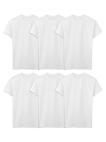 

Базовая белая футболка из шести предметов