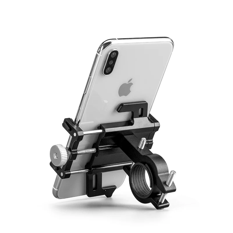 rockbros motorcycle electric bicycle phone holder smartphone cnc aluminum alloy bracket five claws mechanical bike phone holder free global shipping