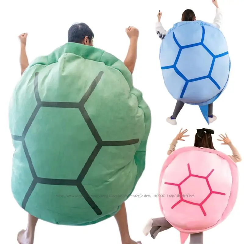 Funny Turtle Shell Plush Toy Adult Kids Sleeping Bag Stuffed Soft Tortoise Pillow Cushion Housewarming Creative Interesting Gift