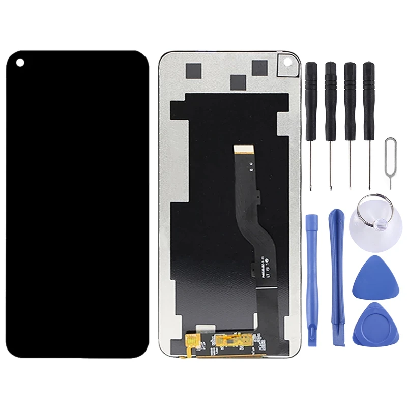 Фото OEM ЖК-экран для TCL 10 5G T790Y с дигитайзером в сборе (черный) №2