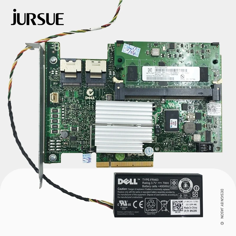 RAID контроллер PERC H700 6 ГБ/сек. 512M Cache для DELL POWEREDGE R510 R610 и аккумулятор SAS Sata PCI E