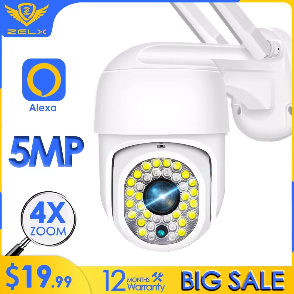 

IP-камера видеонаблюдения, 5 МП, Wi-Fi, 3 Мп, 1080P, 4-кратный зум