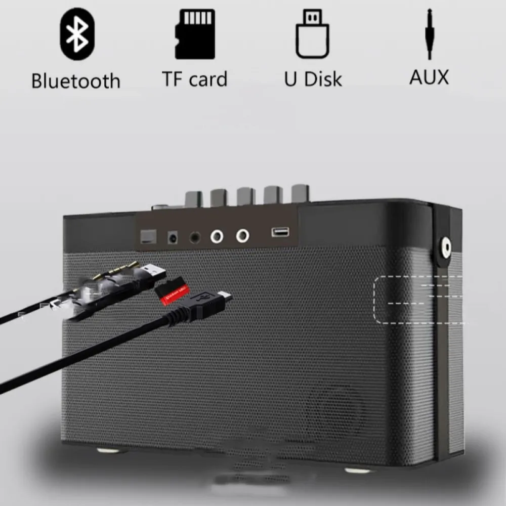 Новая портативная беспроводная Bluetooth-Колонка 300 Вт с сабвуфером и емкостью