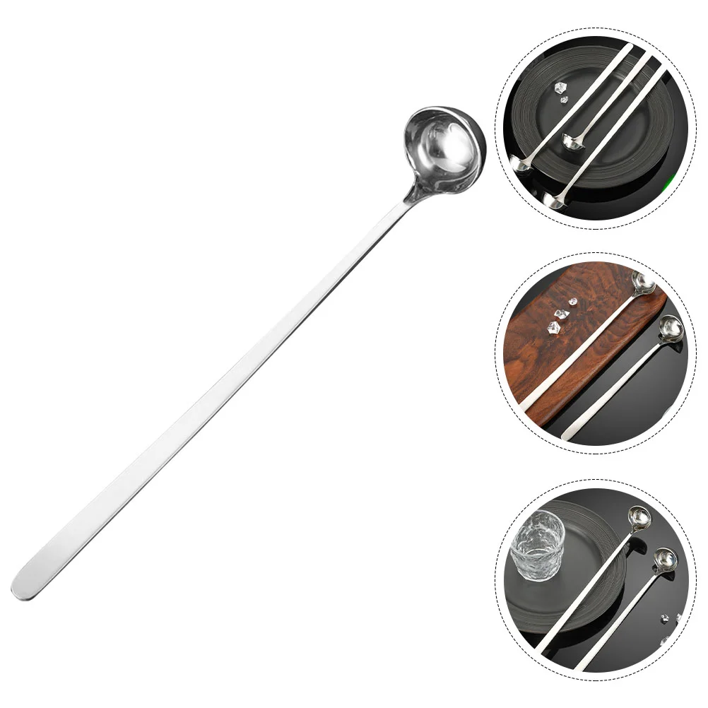 

Mixing Spoon Large Serving Spoons Cooking Stainless Steel Utensils Metal Parties Ladle Kitchen Supply Controller Grips