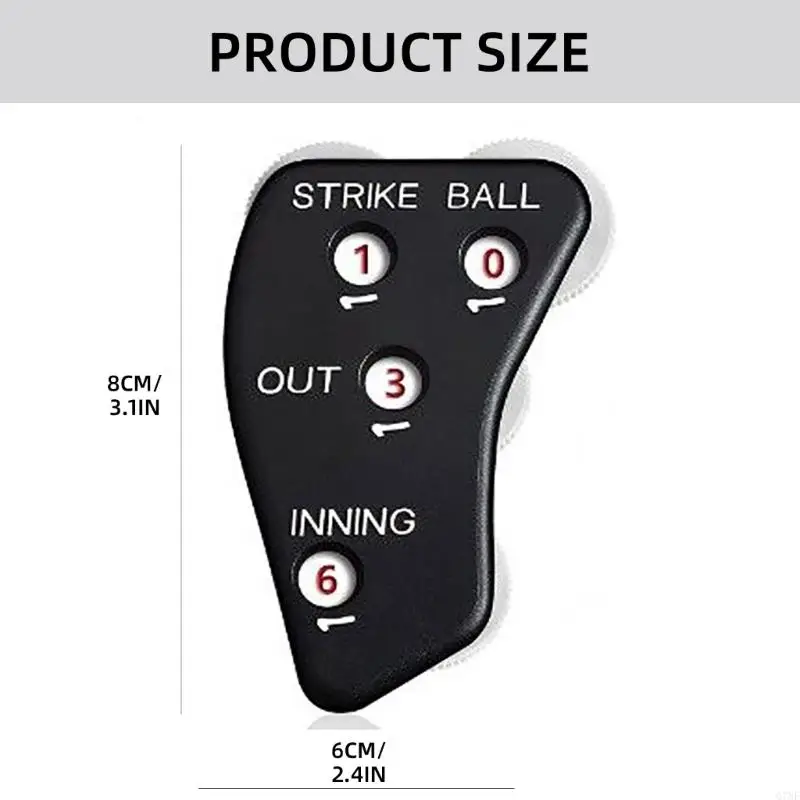 G7NF Baseball Clickers 4 Кольповые бейсбольные кликеры судьи для сбора