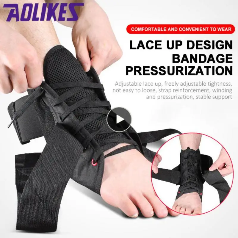 

Ankle Support Basketball Football Ankle Brace Compression Strap Ankle Protector Prevent Sprains Foot Varus Correction