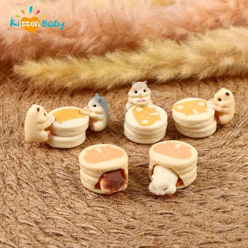 Креативный кукольный домик хомяк для еды десертов гамбургеров аксессуары