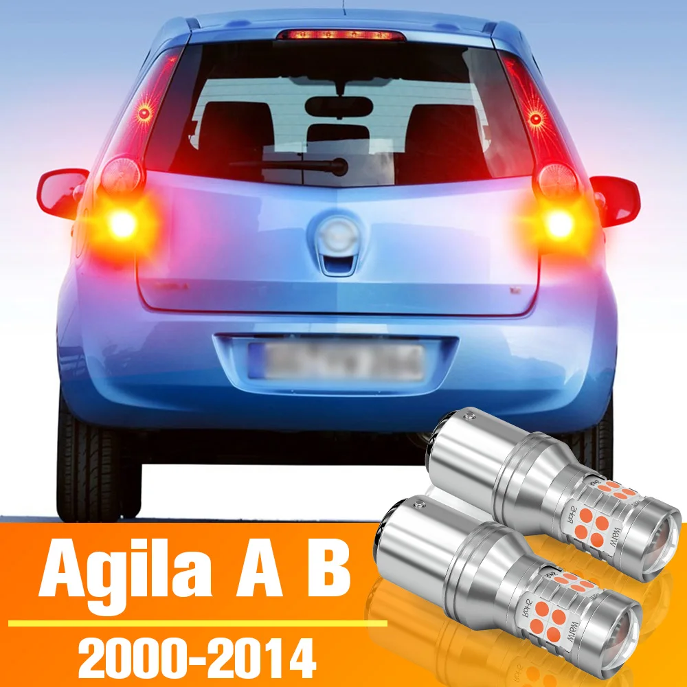

2pcs LED Brake Light Bulb Accessories For Agila A B 2000-2014 2001 2002 2003 2004 2005 2006 2007 2008 2009 2010 2011 2012 2013