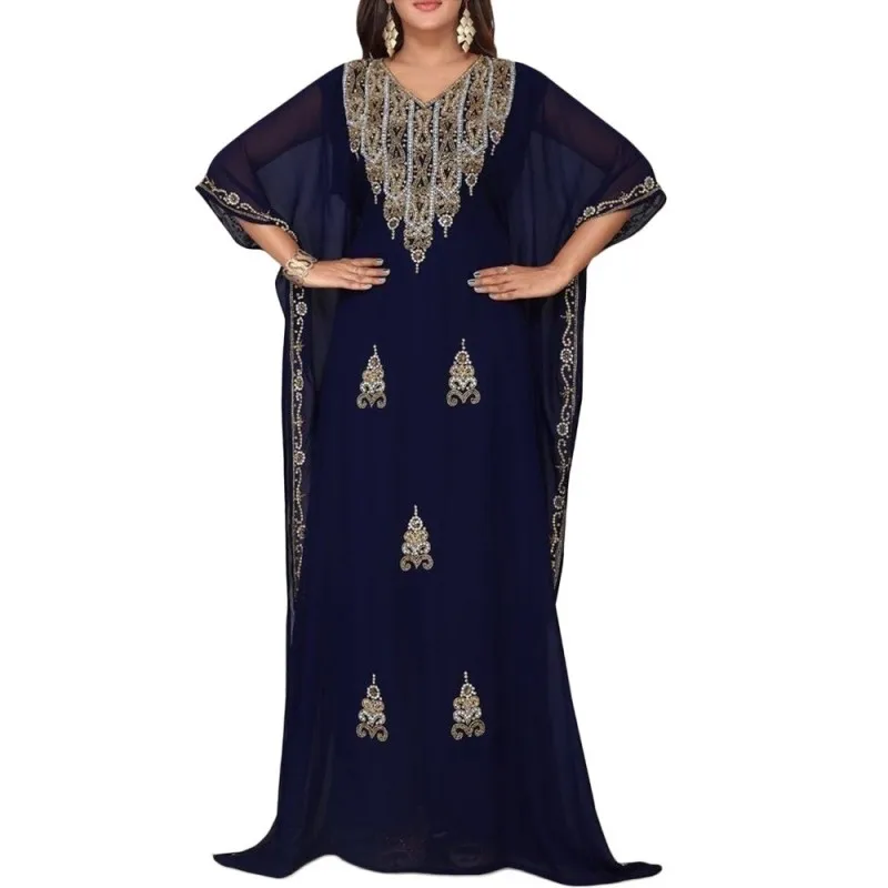 

Lightweight New Middle East Muslim Robe Fashion African Dresses For Women Loose Printed Sunscreen Blouse African Clothing Summer